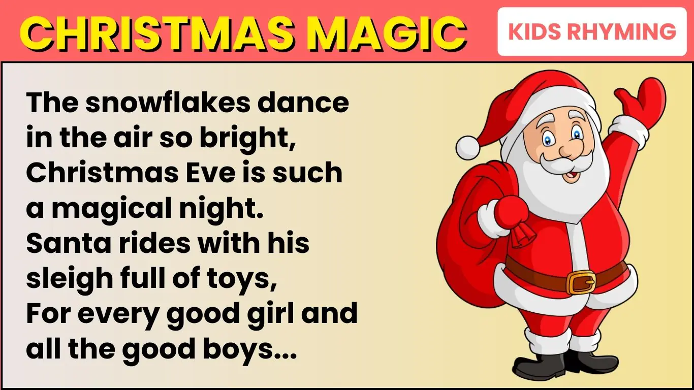 Christmas Poems for Kids | Children's Short Christmas Poems