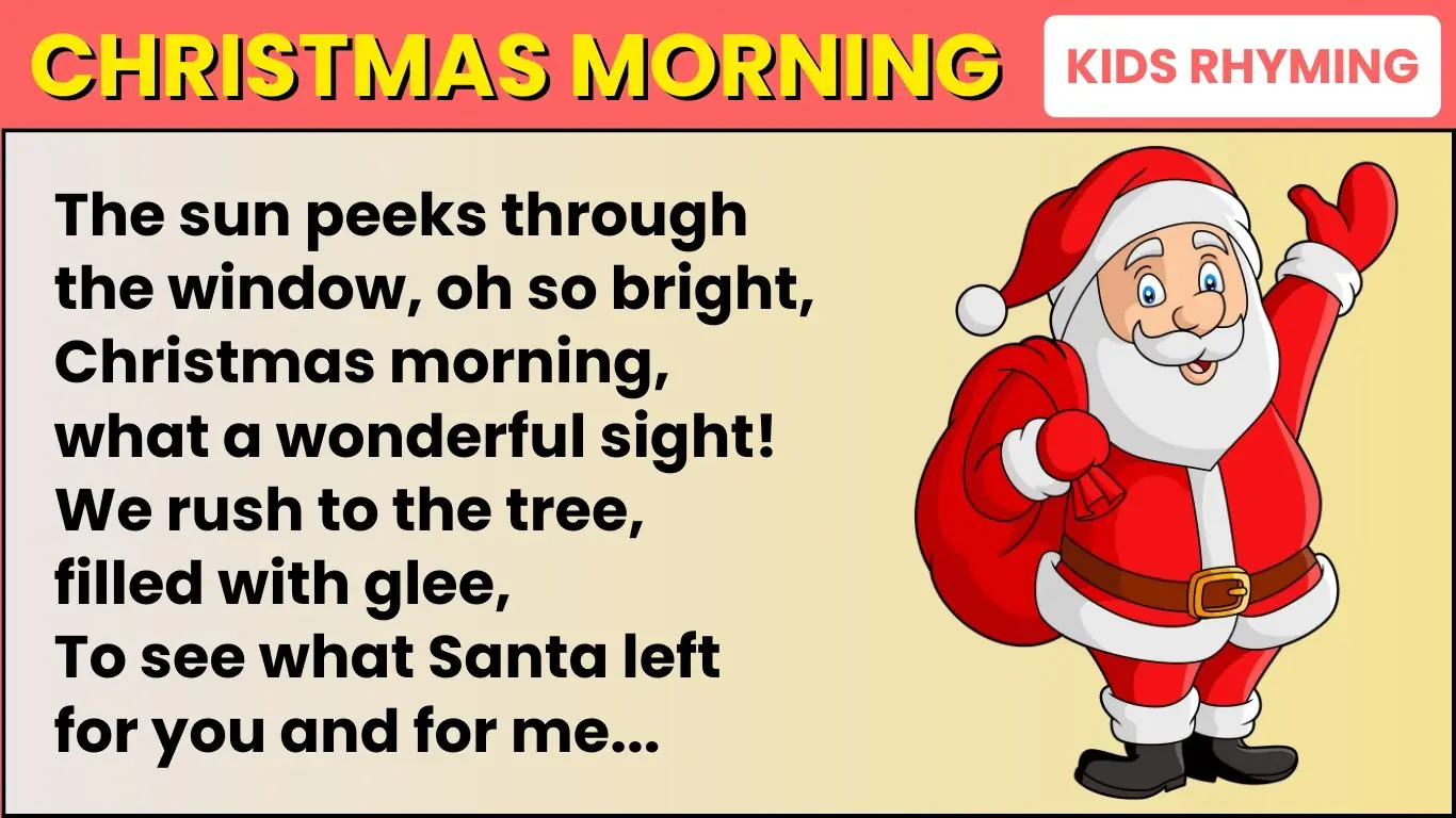 Christmas Poems for Kids | Children's Short Christmas Poems